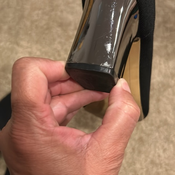 Zara Black Fabric ankle boot - Picture 4 of 5